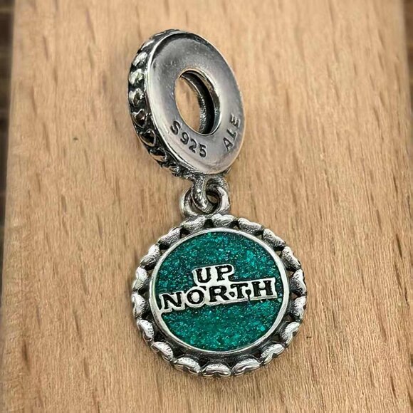 Pandora Up North Great Lakes Charm Pendant, S925 Silver Bracelets - Picture 1 of 4